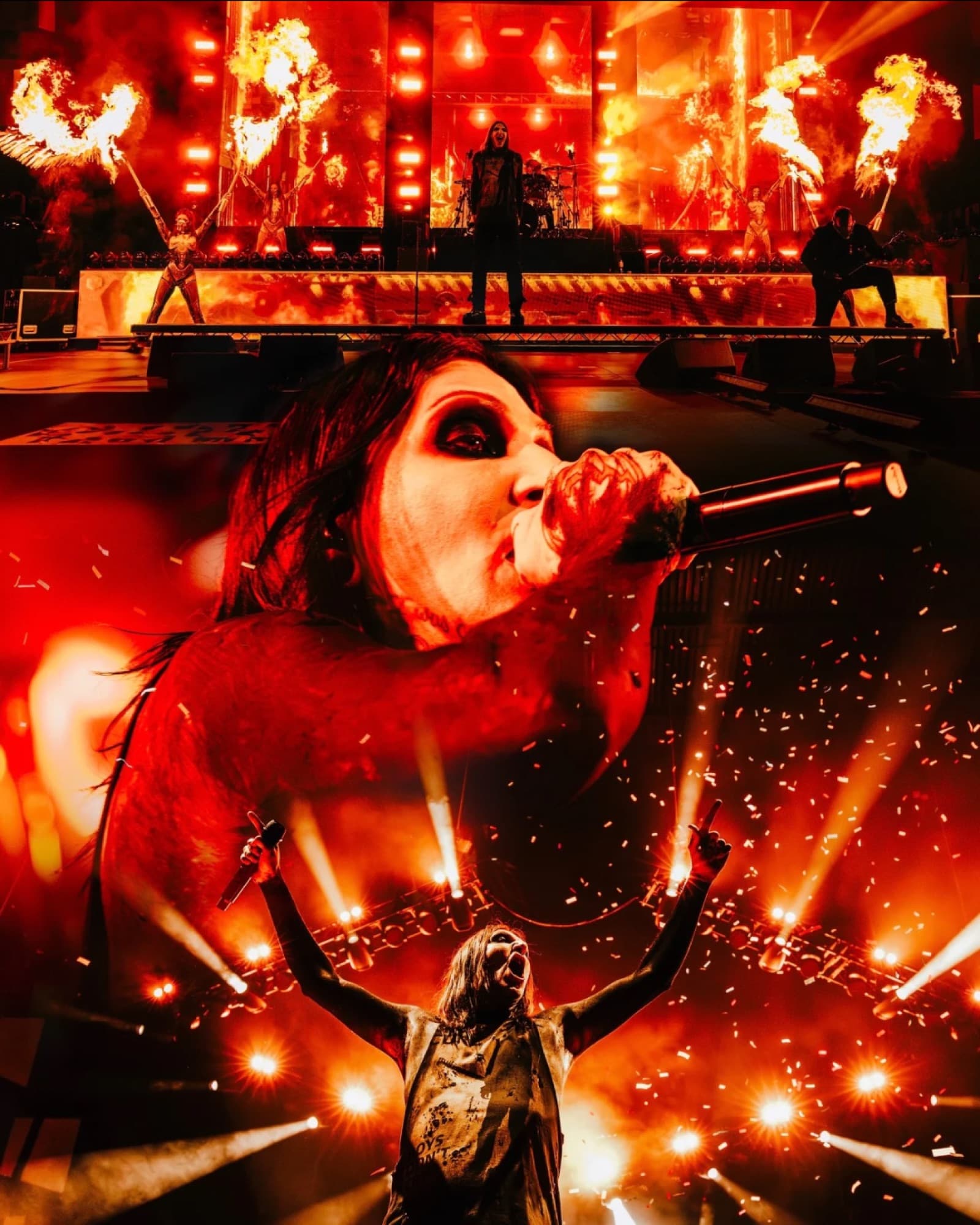 Motionless in White pyrotechnics